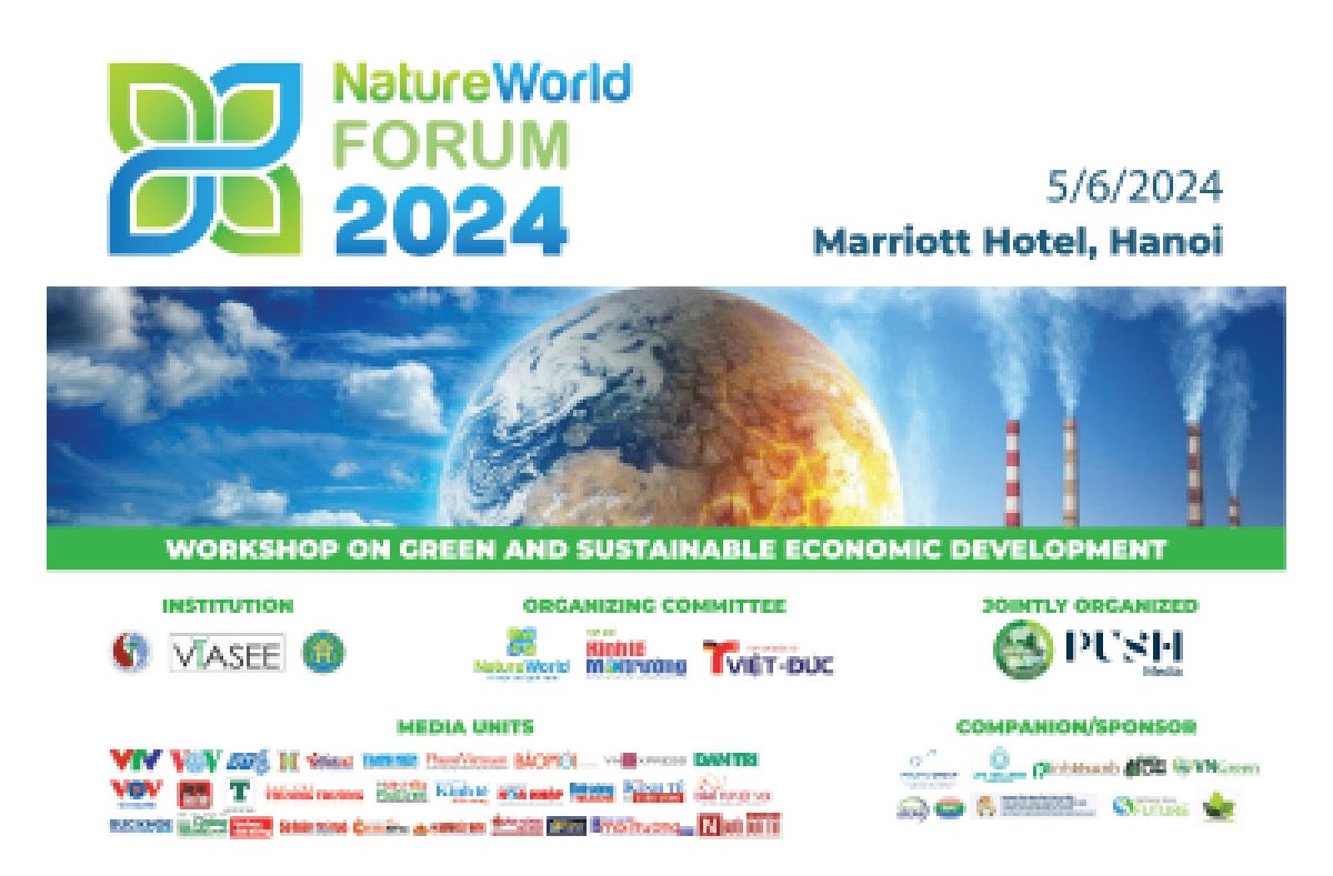June 5, 2024: VAHC Club accompanies the Nature World 2024 project 'Conference on Green and Sustainable Economic Development - Reducing greenhouse gas emissions towards the Net-zero goal by 2050.