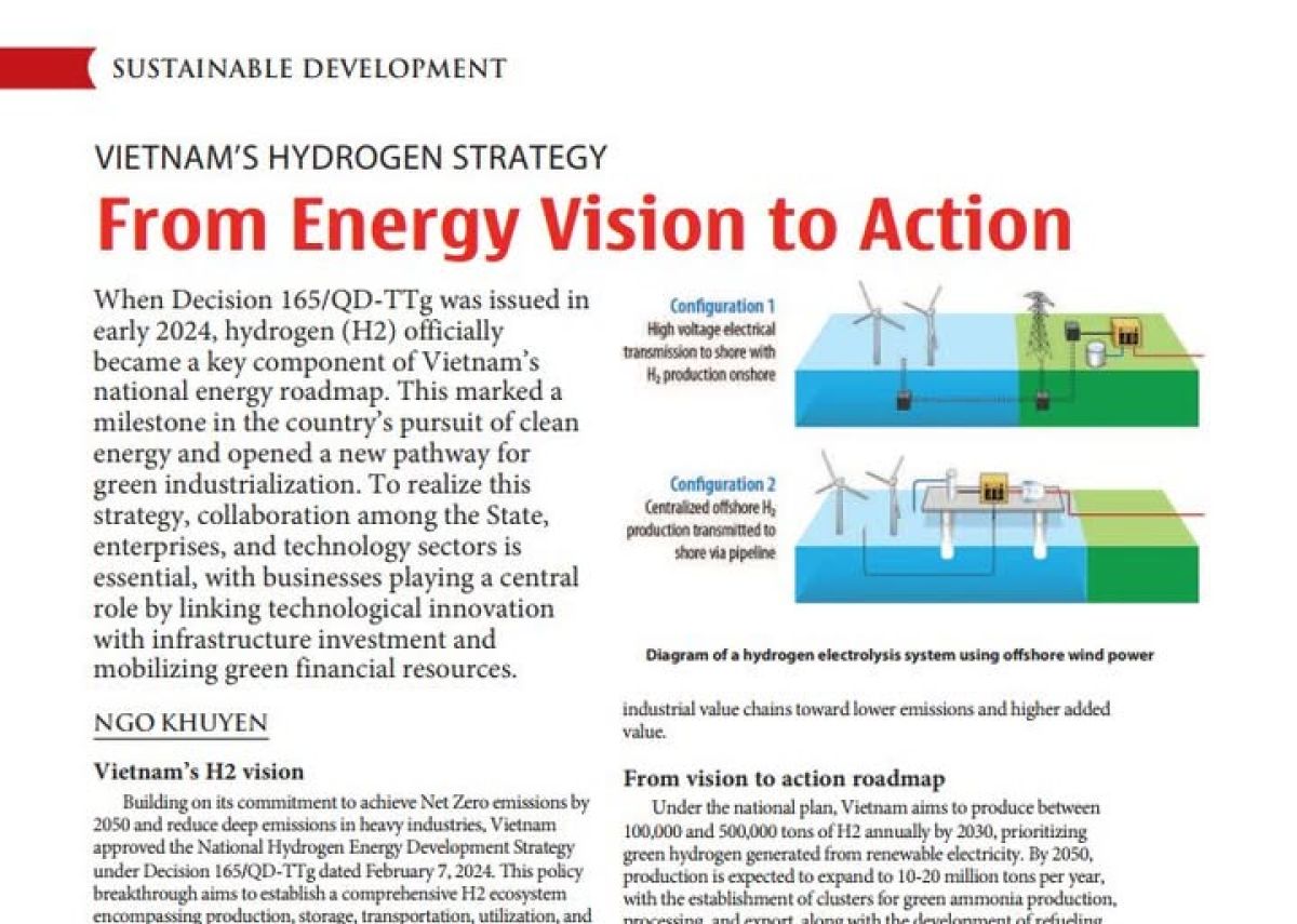 COP30 Amazonia Belém Brazil 2025: Vietnam’s Hydrogen Strategy, From Energy Vision to Action