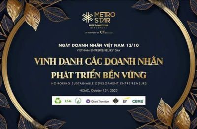 PACIFIC GROUP, VAHC CLUB, ICHAM AND PARTNERS ATTENDED THE CEREMONY TO HONOR SUSTAINABLE DEVELOPMENT ENTREPRENEURS METRO STAR SUSTAINABILITY ENTREPRENEURS 2023