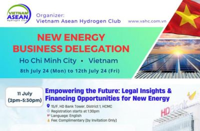 JULY 11 2024 FROM 2PM, EMPOWERING THE FUTURE: LEGAL INSIGHTS AND FINANCING OPPORTUNITIES FOR NEW ENERGY
