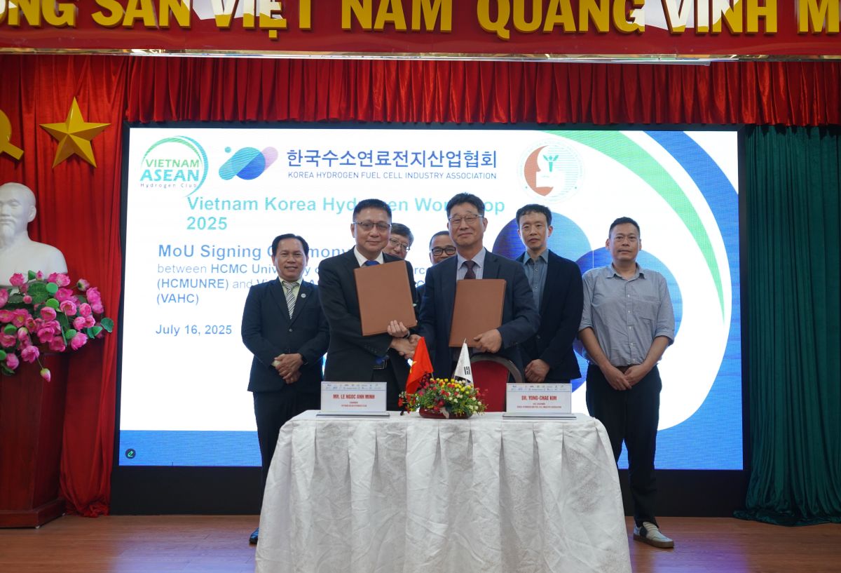 Mou signed between Vietnam ASEAN Hydrogen Club and Korea Hydrogen and Fuel Cell Industry Association
