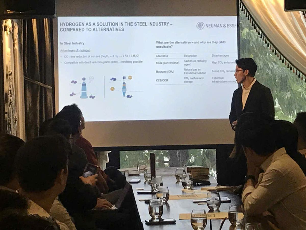 Hydrogen Solutions for Decarbonizing Steel and Cement Industries (Dr. Hao Ngo from NEUMAN &amp; ESSER Presentation)