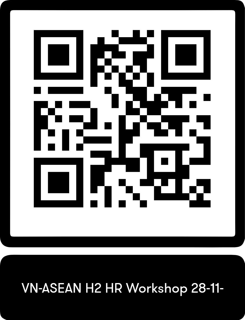 QR to register H2 HR Workshop