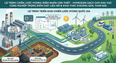 Lộ tr&igrave;nh triển khai chiến lược hydro quốc gia cần t&iacute;nh to&aacute;n nhu cầu hydrogen sạch cho thuốc nổ khai th&aacute;c kho&aacute;ng sản (than đ&aacute;, đ&aacute; x&acirc;y dựng)