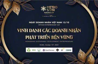 PACIFIC GROUP, CLB VAHC, ICHAM VÀ ĐỐI TÁC THAM DỰ LỄ VINH DANH DOANH NHÂN PHÁT TRIỂN BỀN VỮNG METRO STAR SUSTAINABILITY ENTREPRENEURS 2023