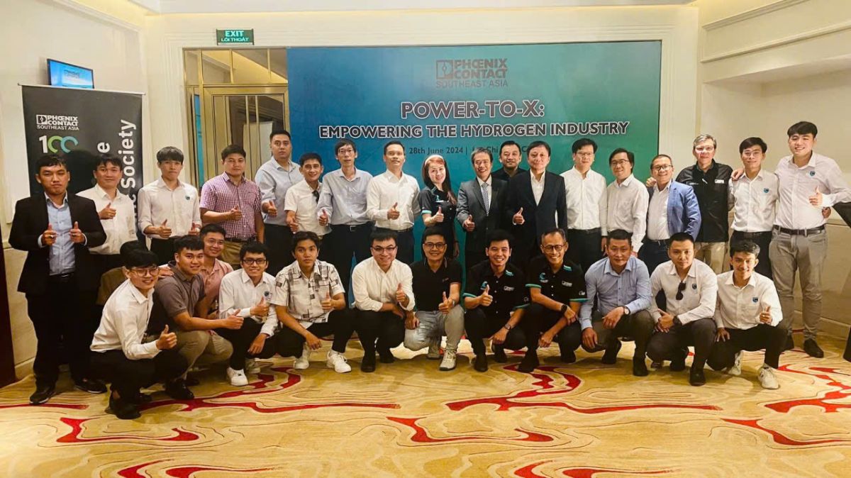 Hội thảo chuy&ecirc;n đề &ldquo;Hydrogen &ndash; Giải ph&aacute;p cho Tương lai Năng lượng Bền vững&rdquo; do Phoenix Contact phối hợp c&ugrave;ng C&acirc;u lạc bộ Hydrogen Việt Nam ASEAN (VAHC) tổ chức