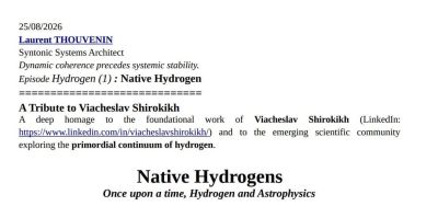 HYDRO BẢN ĐỊA (NATIVE HYDROGEN): KIẾN TR&Uacute;C NĂNG LƯỢNG NGUY&Ecirc;N THỦY CỦA TR&Aacute;I ĐẤT
