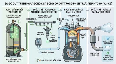 Hiệu quả Kỹ thuật v&agrave; Kinh tế của Thiết bị Bơm/Phun Hydro trong Động cơ Đốt trong: Ph&acirc;n t&iacute;ch tổng quan từ c&aacute;c nghi&ecirc;n cứu quốc tế