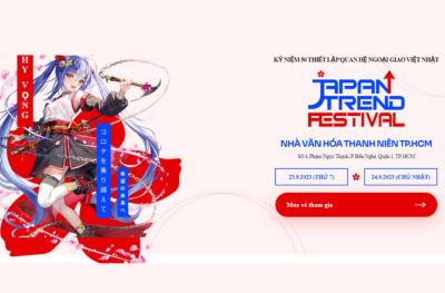 NGÀY 23-24 THÁNG 9 NĂM 2023, JAPAN TREND FESTIVAL TẠI NHÀ VĂN HOÁ THANH NIÊN TP HCMC